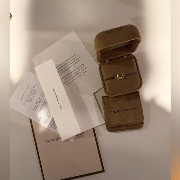 David Yurman PETITE CHATELAINE® PAVÉ BEZEL RING - Picture 2 of 7